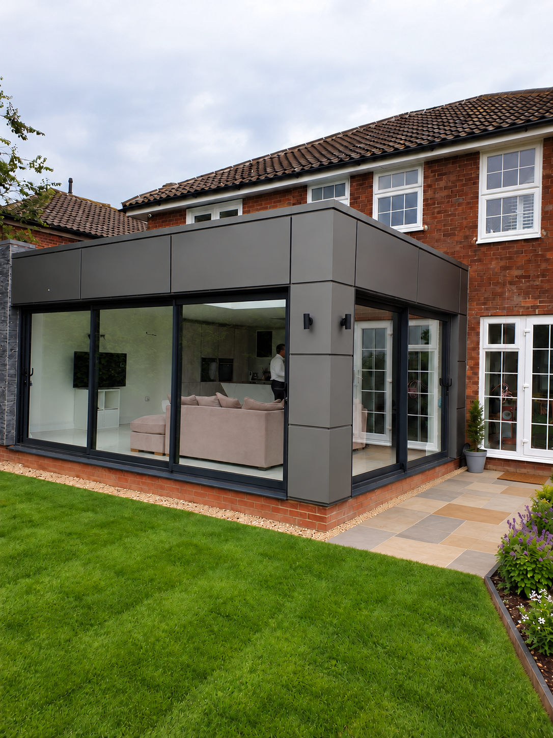 Finished rear extension in Epping